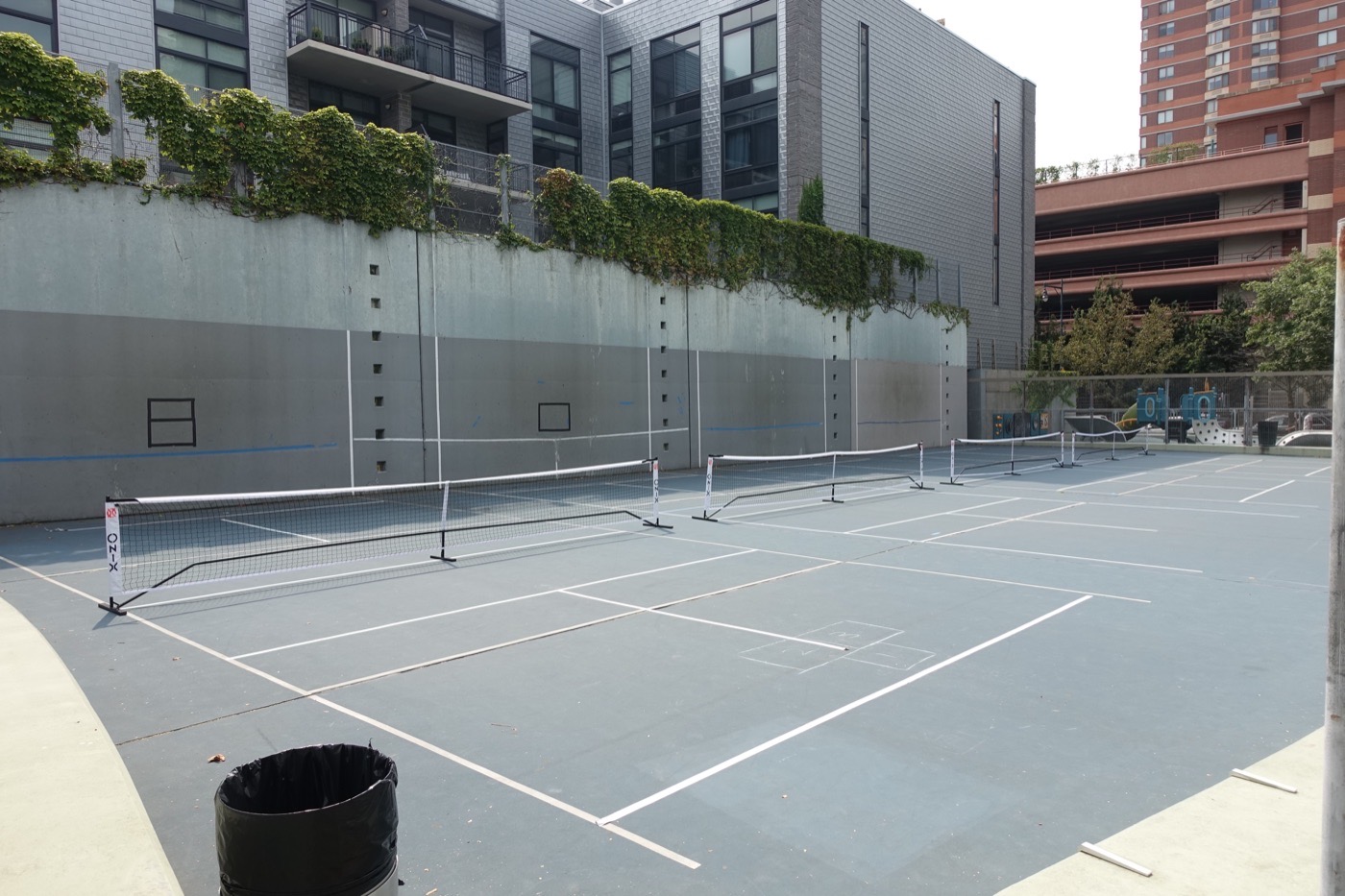 Outdoor pickleball court setting — representative view for Coldstream, Canada