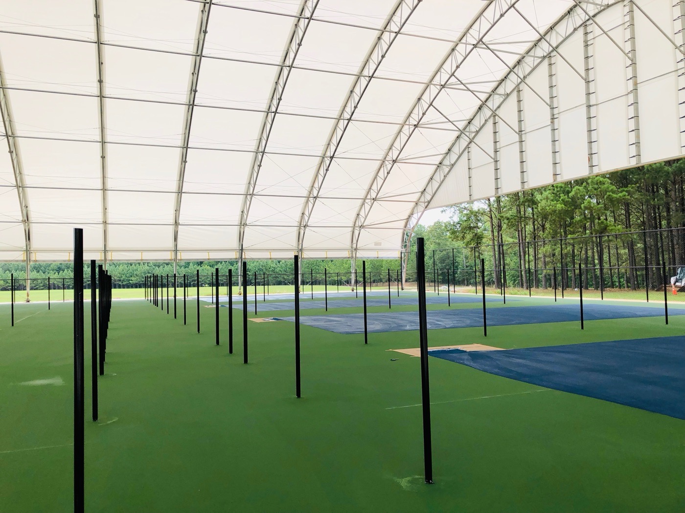 Indoor pickleball court setting — representative view for McKim Middle School, Kimberley