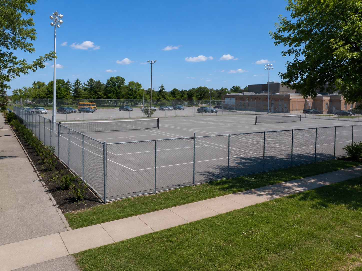 Pickleball play at Angela James Arena & Tennis Courts, Toronto