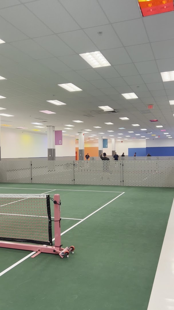 Pickleball play at Cloverdale Park, Toronto