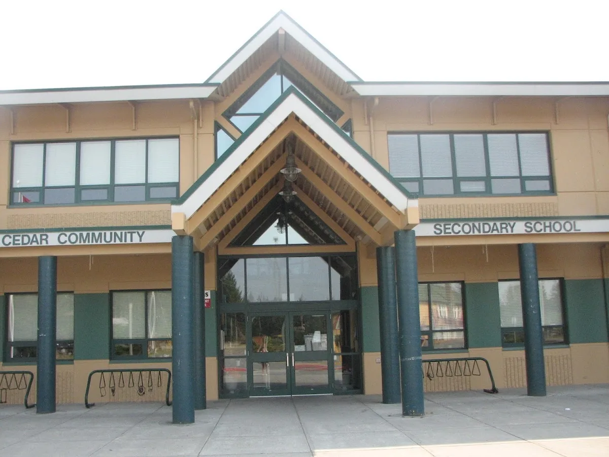Cedar Community Secondary School, Nanaimo — photo via Google Maps