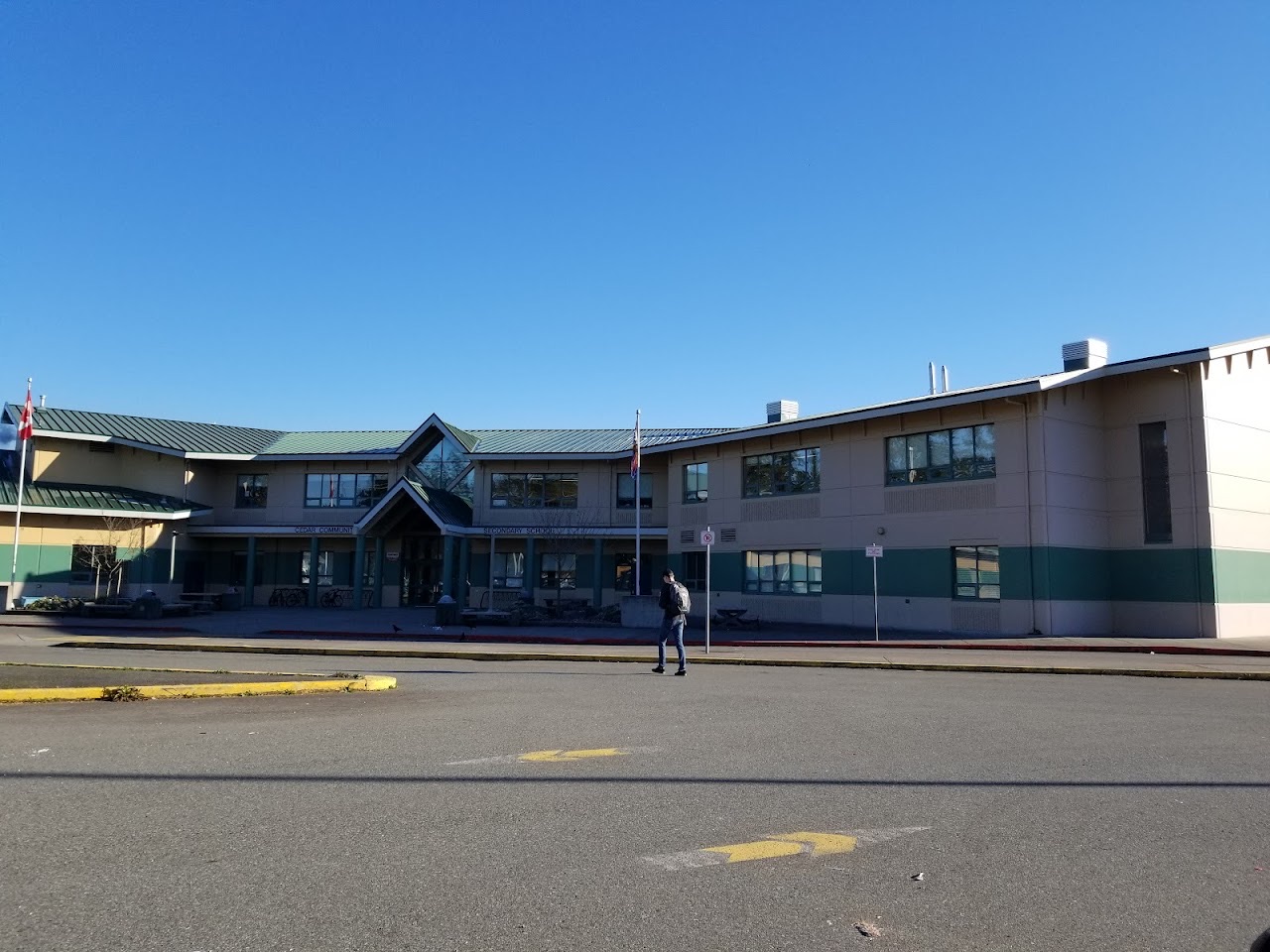 Cedar Community Secondary School, Nanaimo — additional view via Google Maps