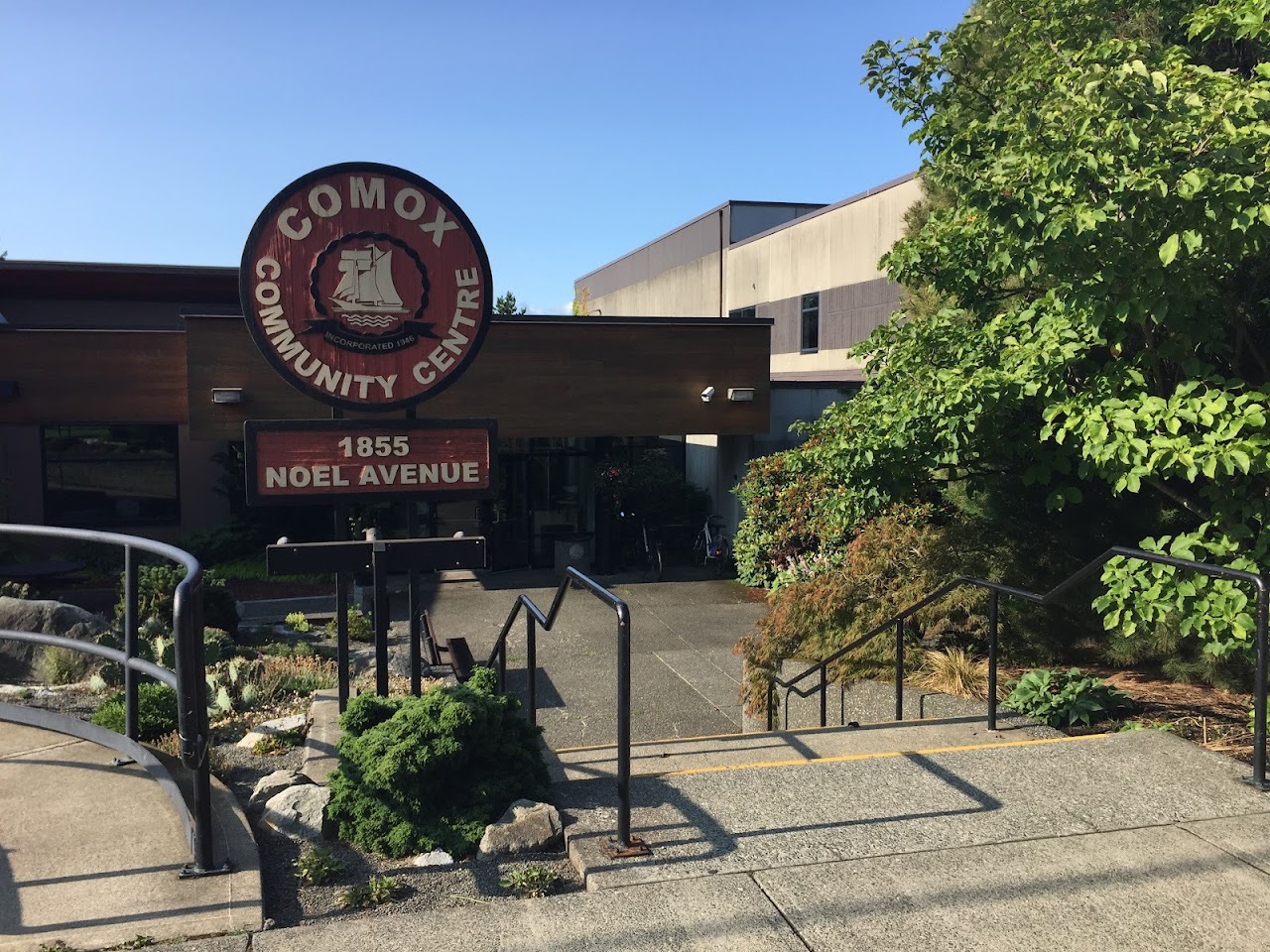 Comox Community Centre, Comox — additional view via Google Maps