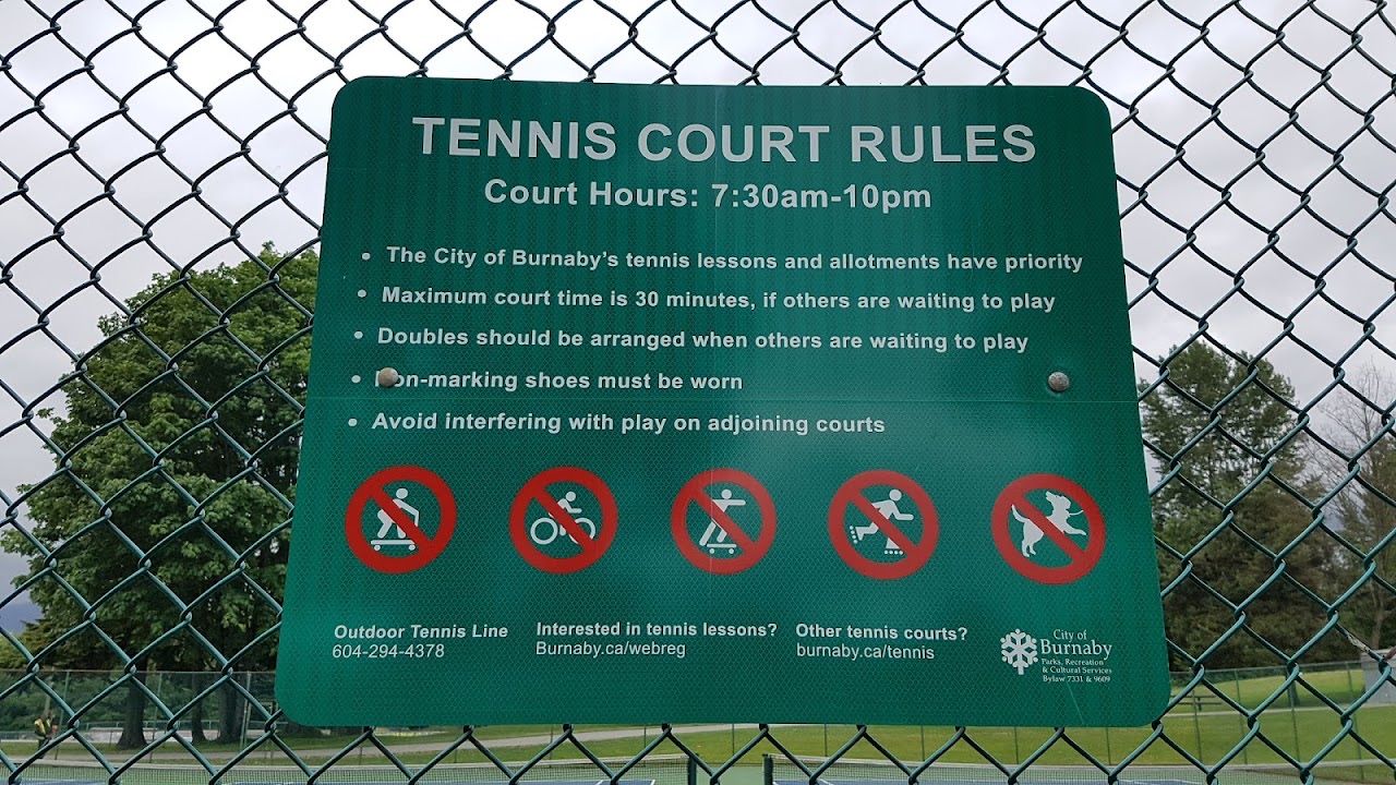 Confederation Park Tennis & Pickleball Courts, Burnaby — additional view via Google Maps