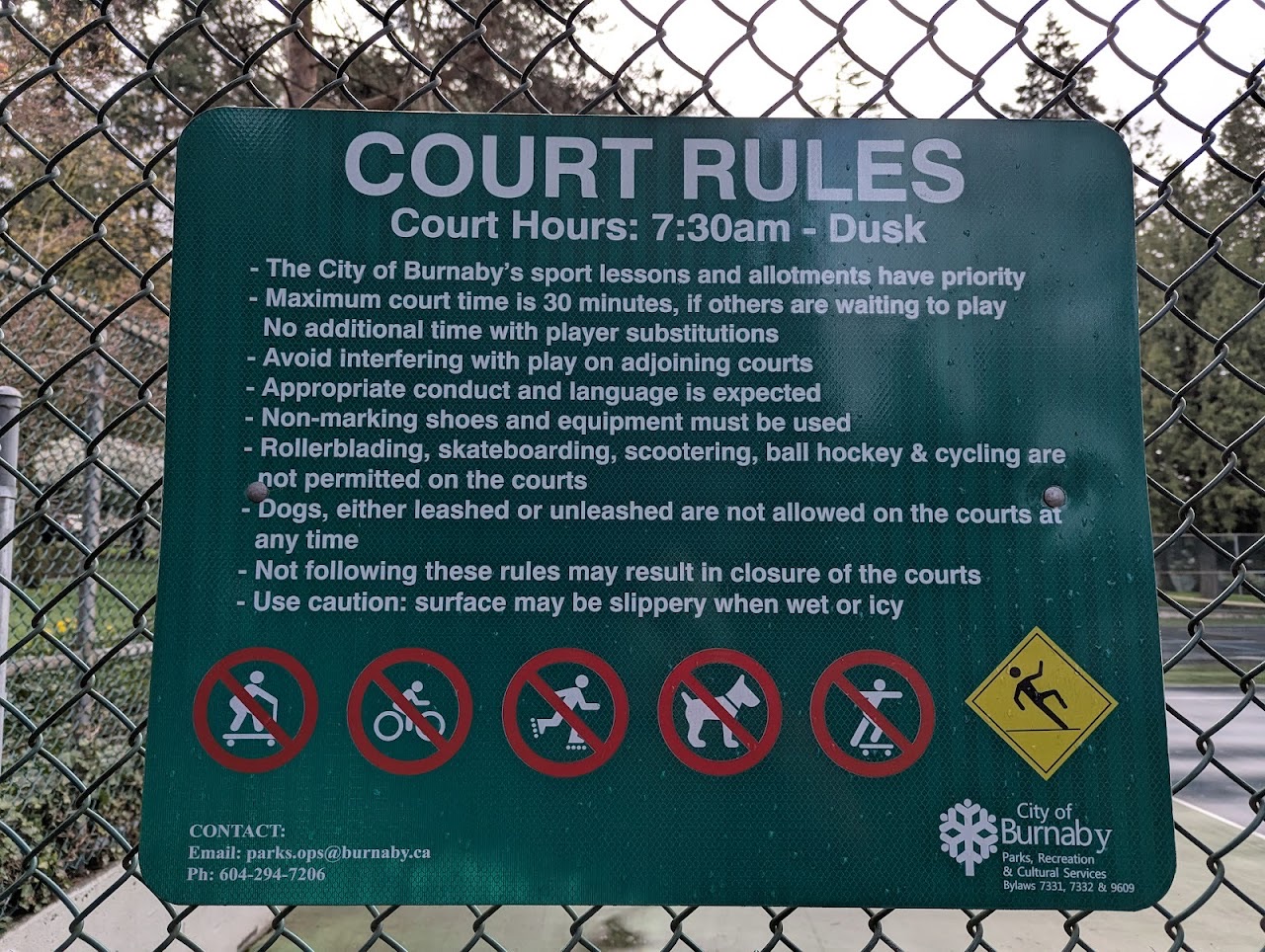 David Gray Park, Burnaby — additional view via Google Maps
