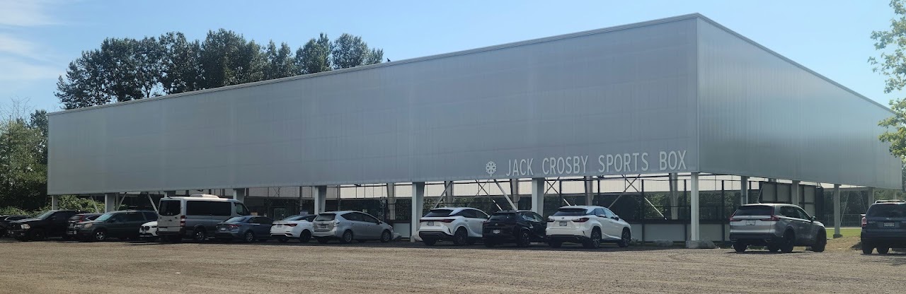 Jack Crosby Memorial Lacrosse Box, Burnaby — photo via Google Maps