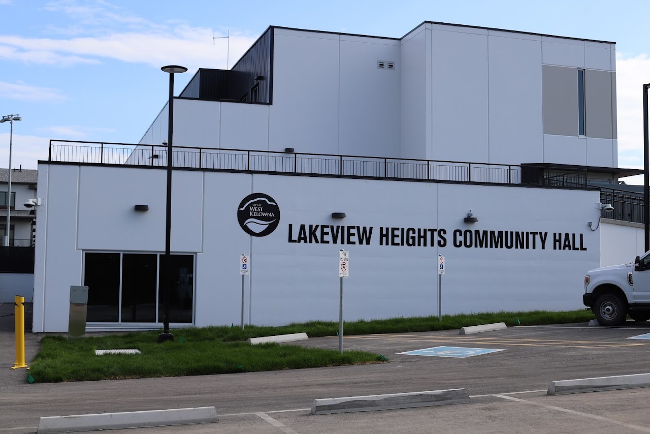 Lakeview Heights Community Hall, City of West Kelowna — photo via Google Maps
