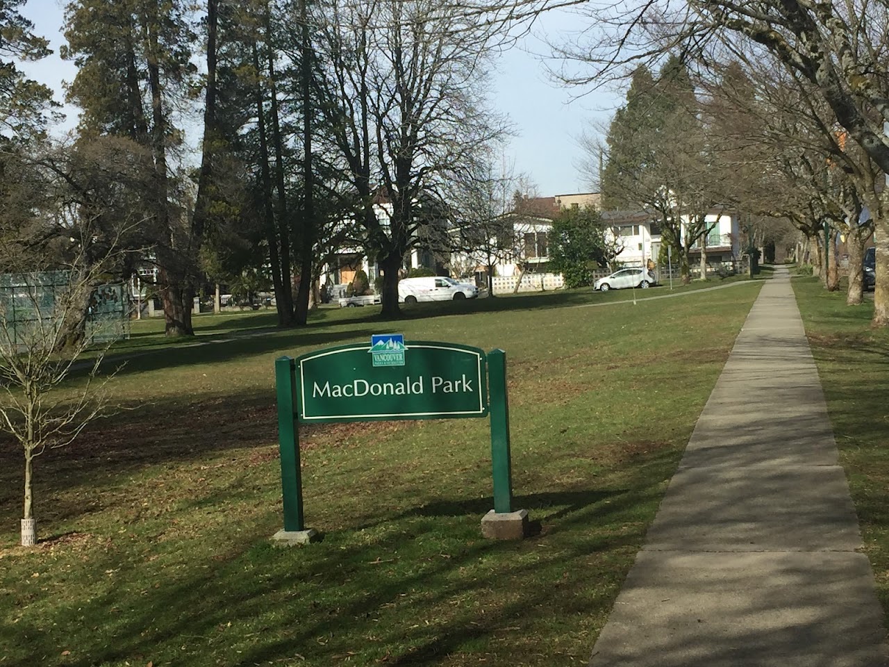 MacDonald Park, Vancouver — photo via Google Maps
