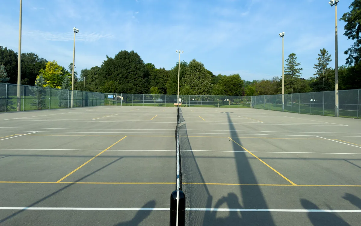 Outdoor pickleball courts at Kirkwood Park — City of Toronto park facility