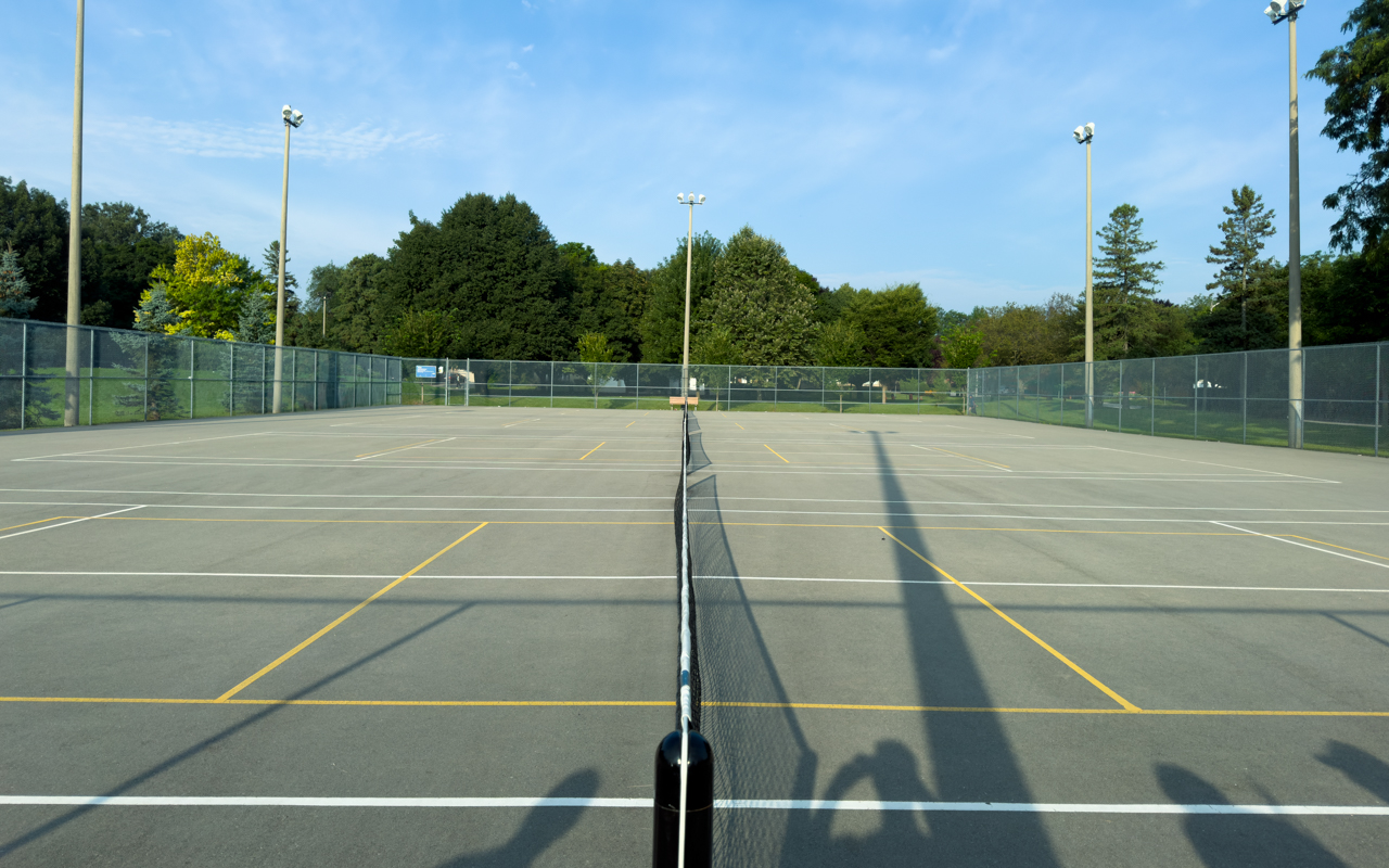 Outdoor pickleball courts at Kirkwood Park — City of Toronto park facility