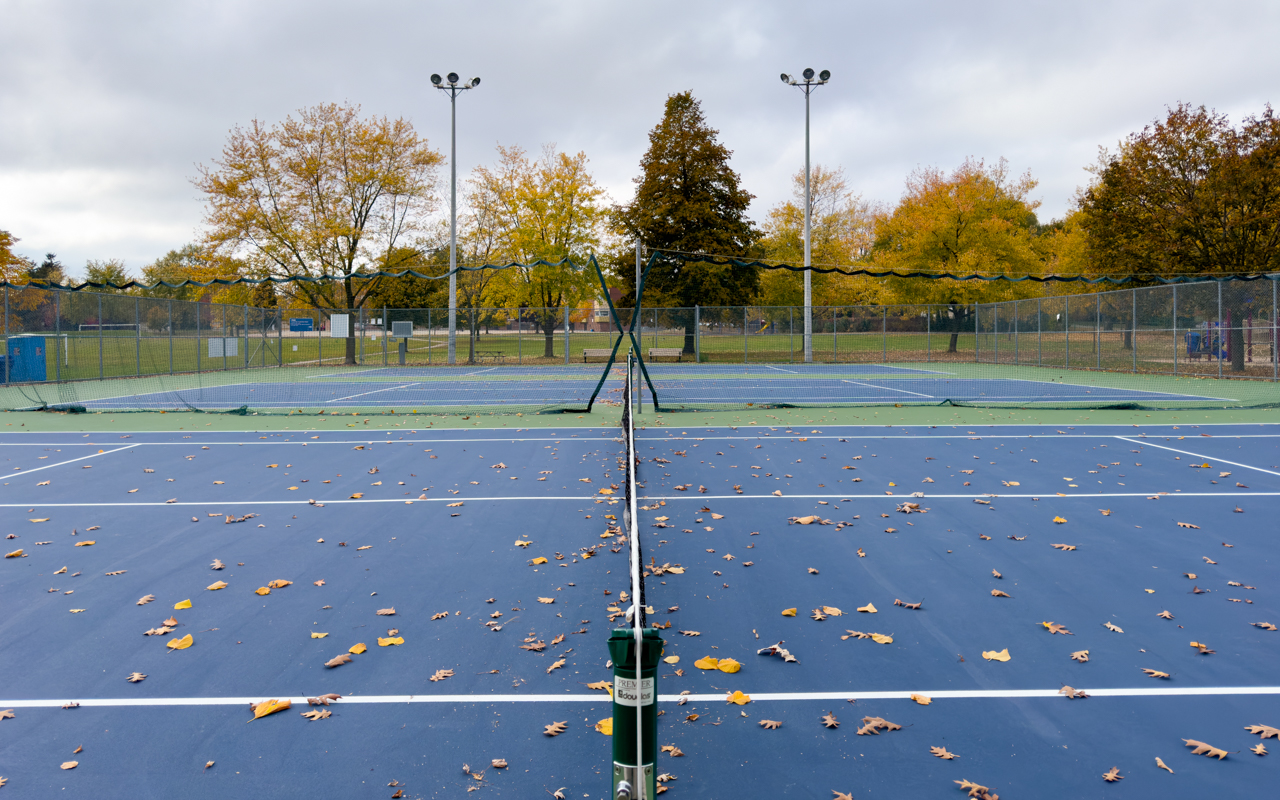 Outdoor pickleball courts at Lillian Park — City of Toronto park facility