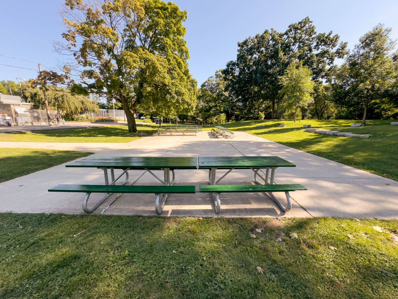 Outdoor pickleball courts at Monarch Park — City of Toronto park facility