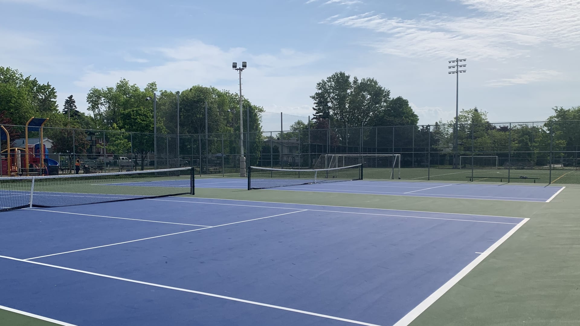 Parc Goncourt tennis courts — City of Montreal facility photo