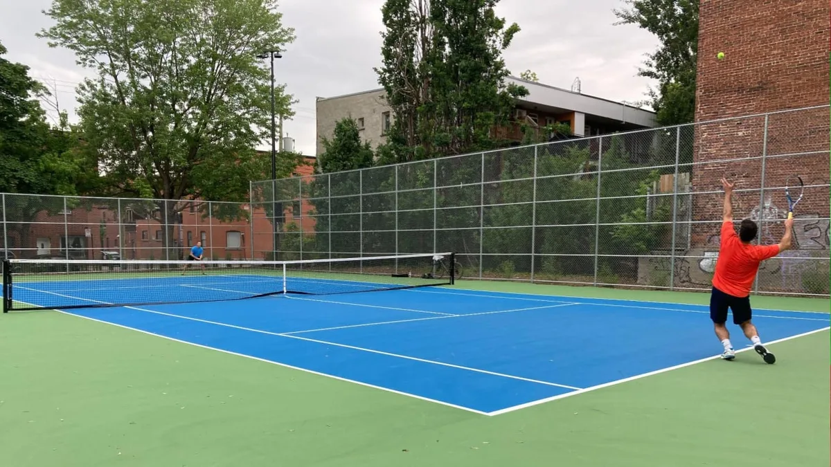 Parc Jacques-Viger tennis courts — City of Montreal facility photo