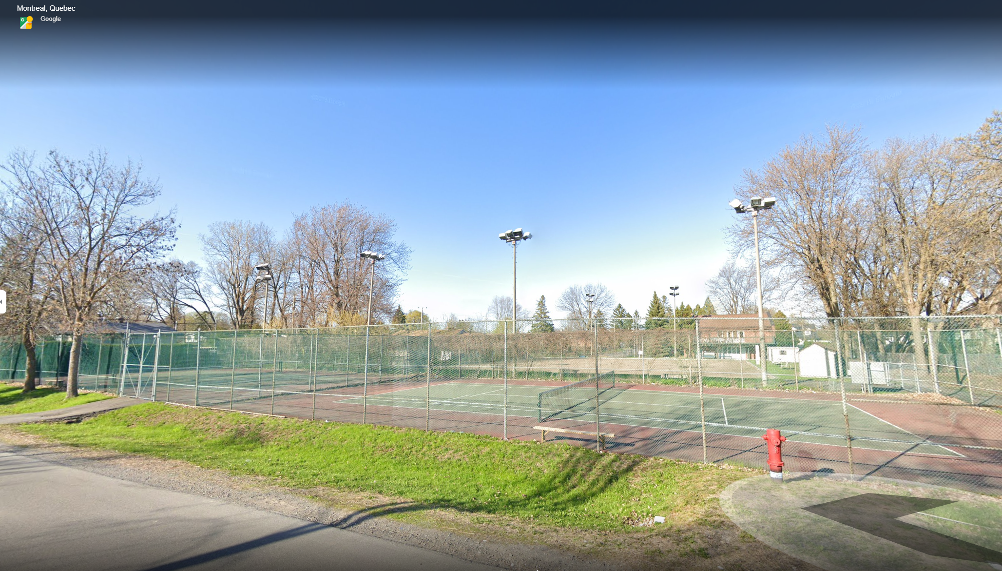 Parc Munro outdoor tennis courts — court photo