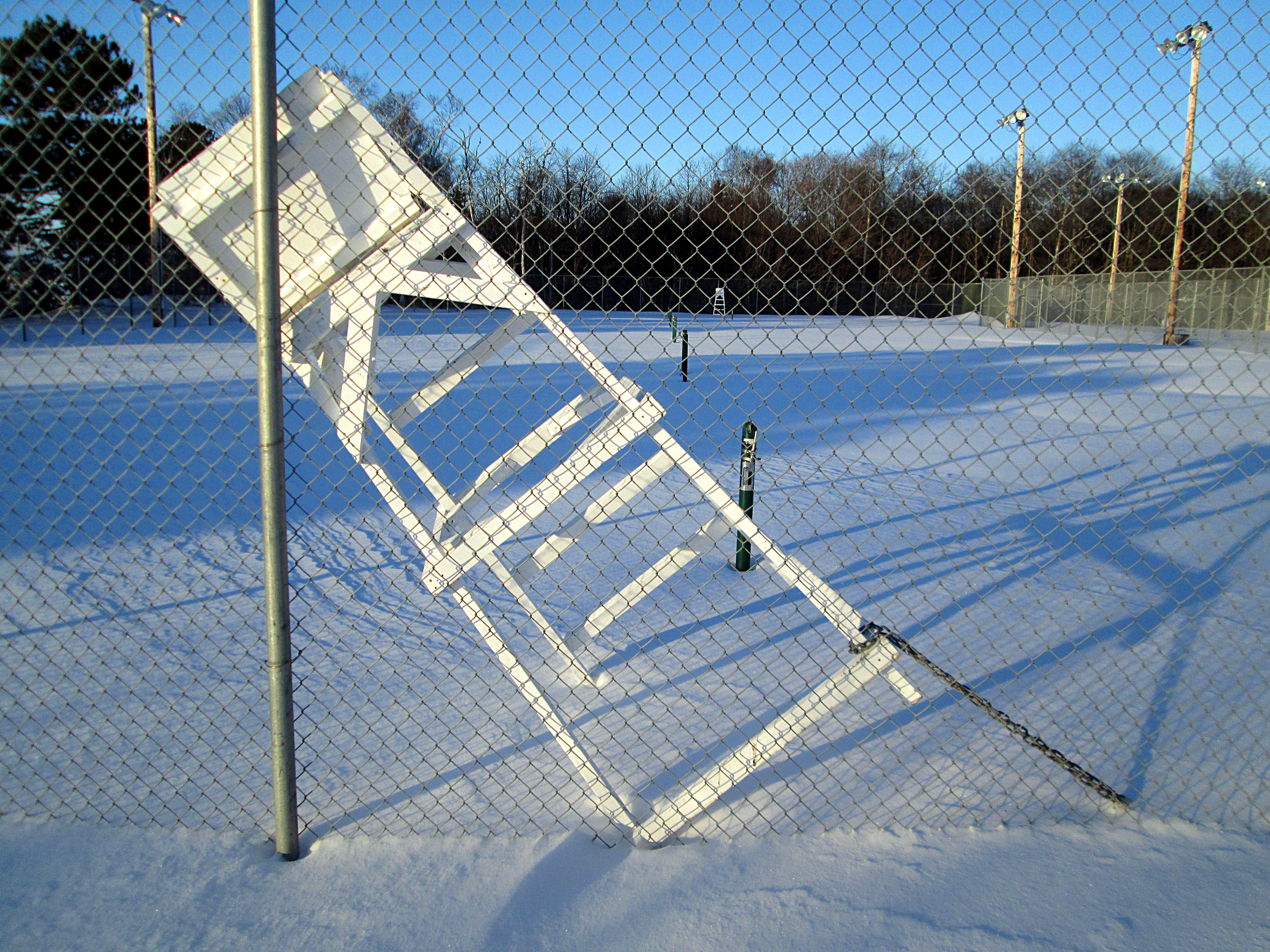 Jim Malone Park — outdoor tennis court (generic stock photo)