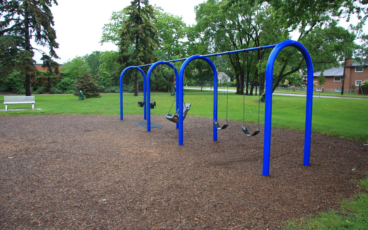 Outdoor pickleball courts at Ourland Park — City of Toronto park facility