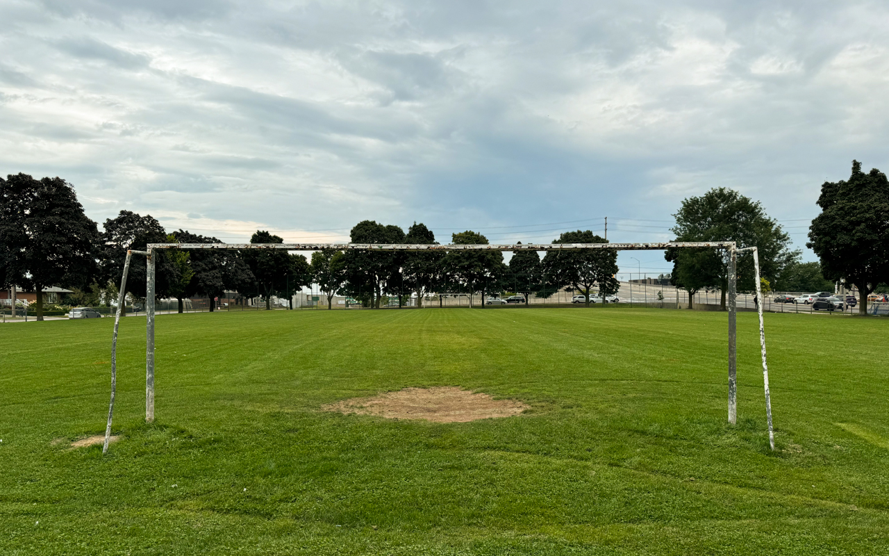 Pickleball play at Ourland Park, Toronto (1)