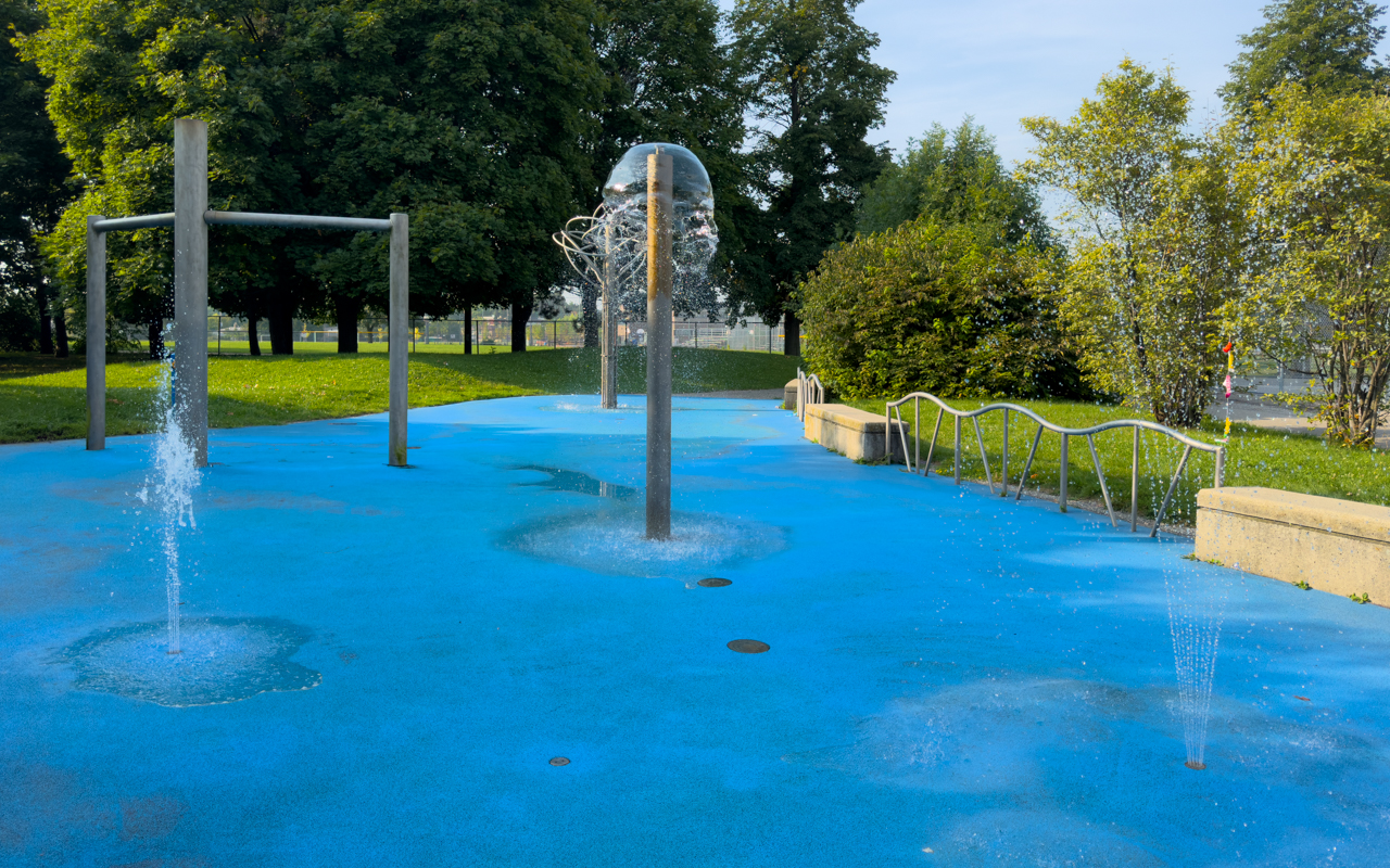 Outdoor pickleball courts at Sentinel Park — City of Toronto park facility