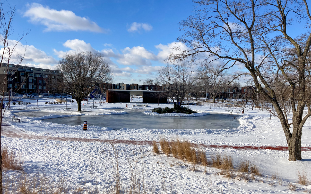 Outdoor pickleball courts at Stanley Greene Park — City of Toronto park facility